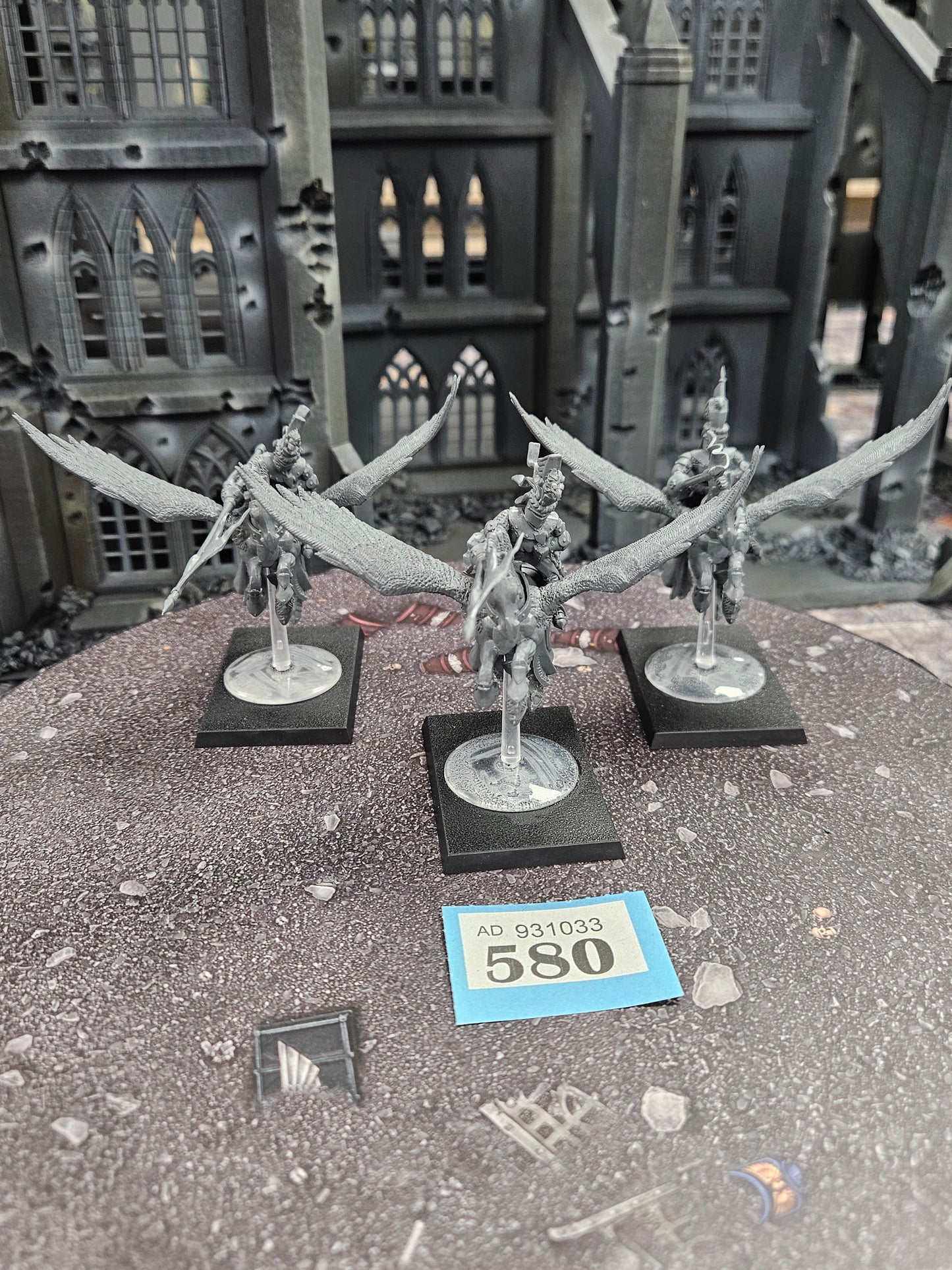 3x Peagasus Knights #580 Kingdoms of Bretonnia Old World Fantasy Warhammer 40k