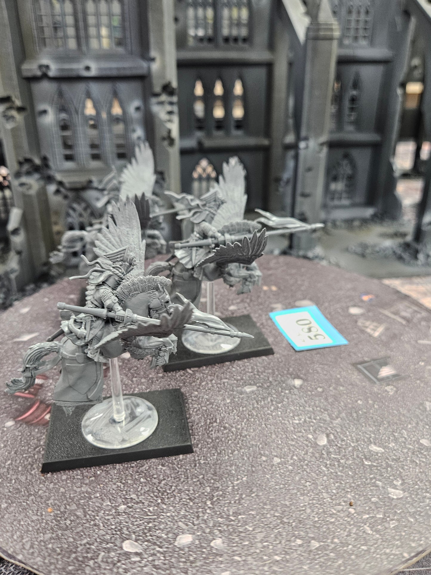 3x Peagasus Knights #580 Kingdoms of Bretonnia Old World Fantasy Warhammer 40k