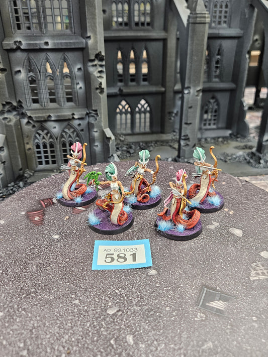 5x Blood Stalkers #581 Well Painted Daughters of Khaine AOS Warhammer 40k