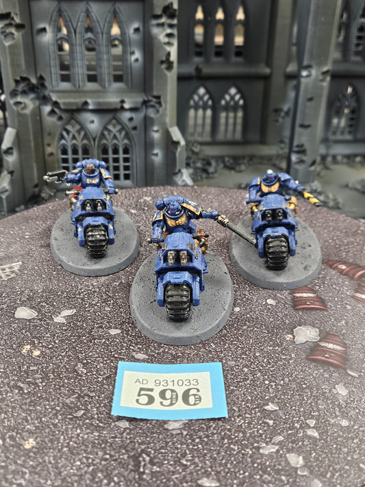 3x Primaris Outriders #596 Space Marines Warhammer 40k