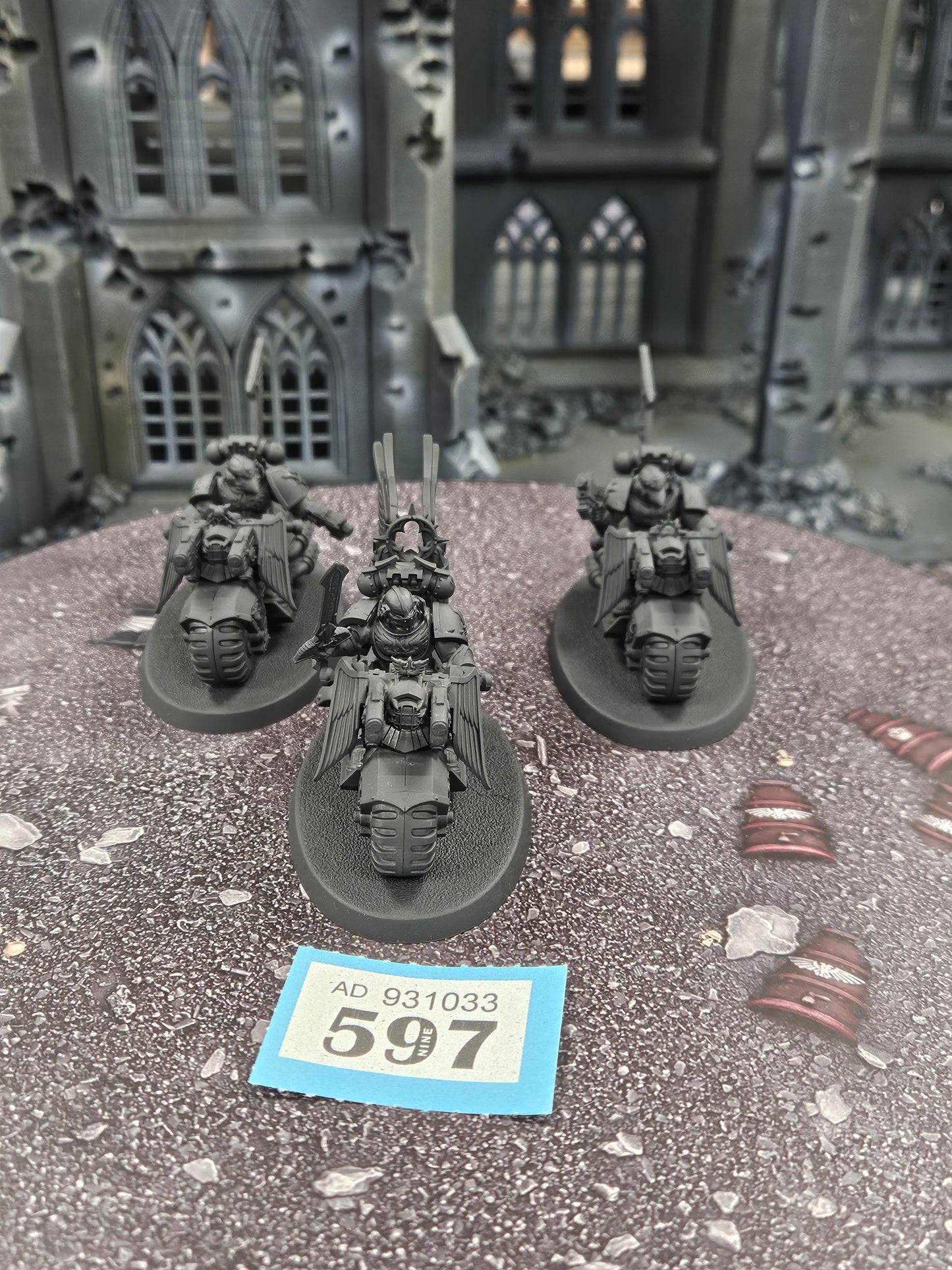 3x Ravenwing Knights Bikers #597 Space Marines Warhammer 40k
