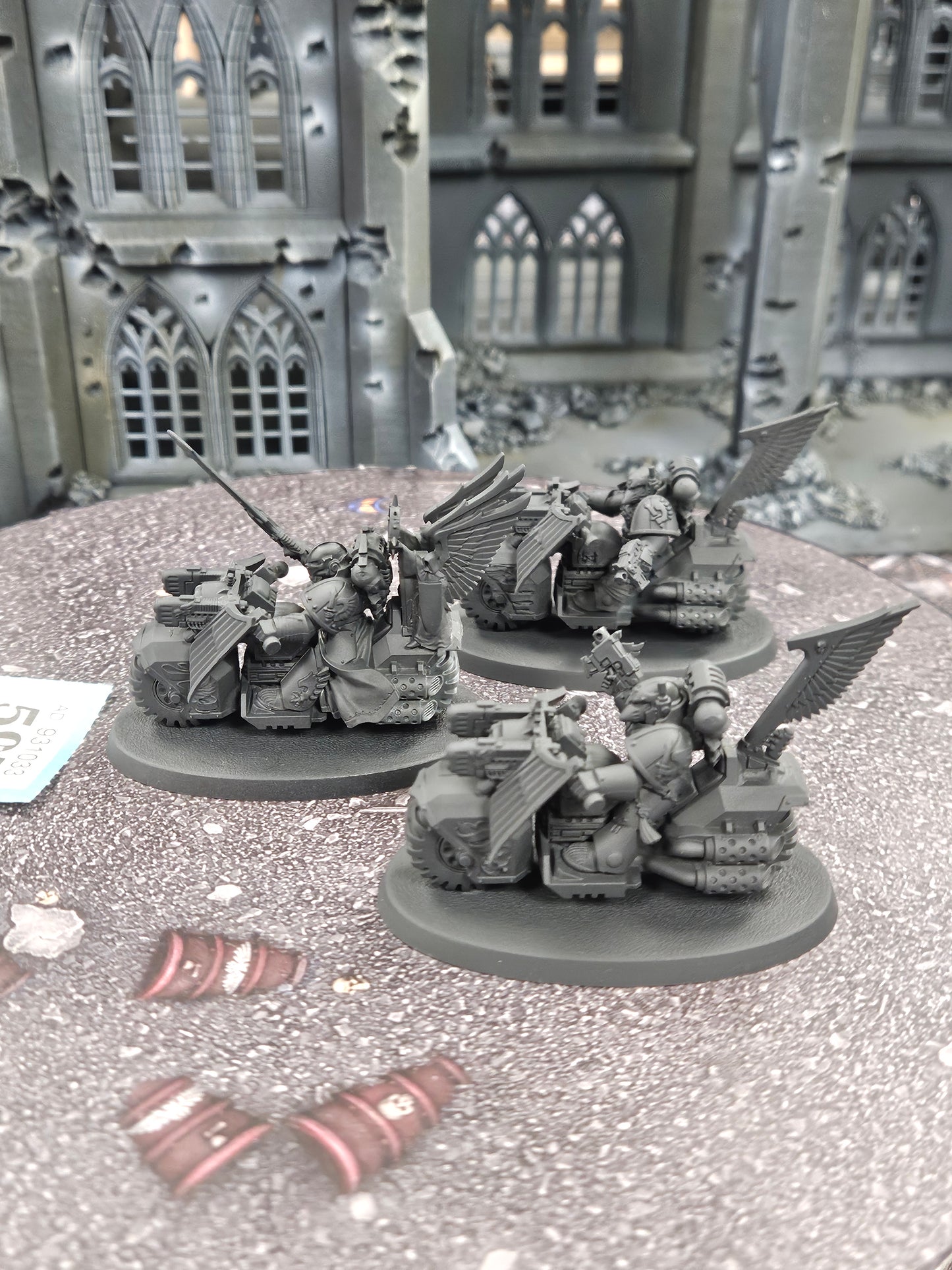 3x Ravenwing Knights Bikers #597 Space Marines Warhammer 40k