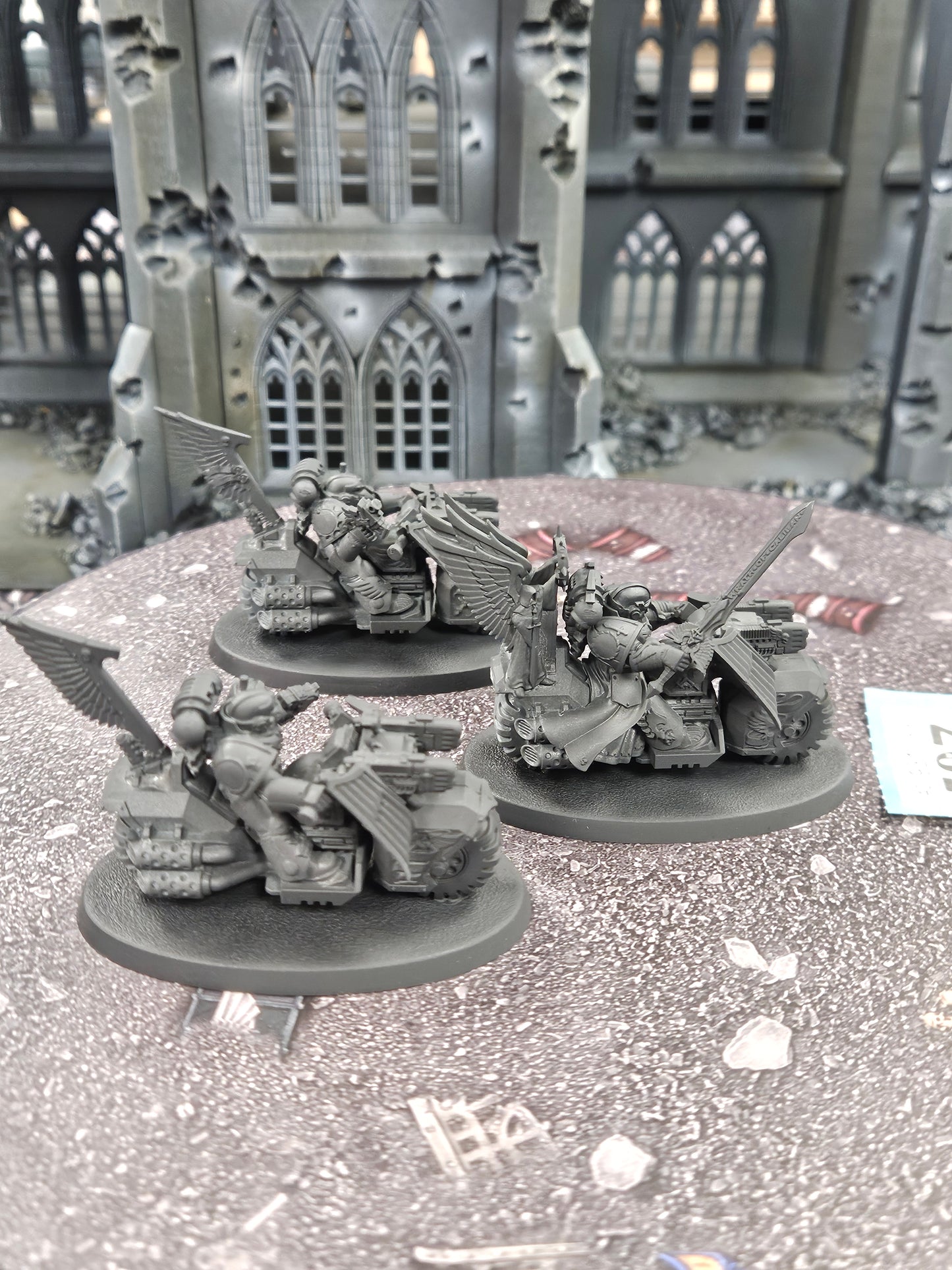 3x Ravenwing Knights Bikers #597 Space Marines Warhammer 40k