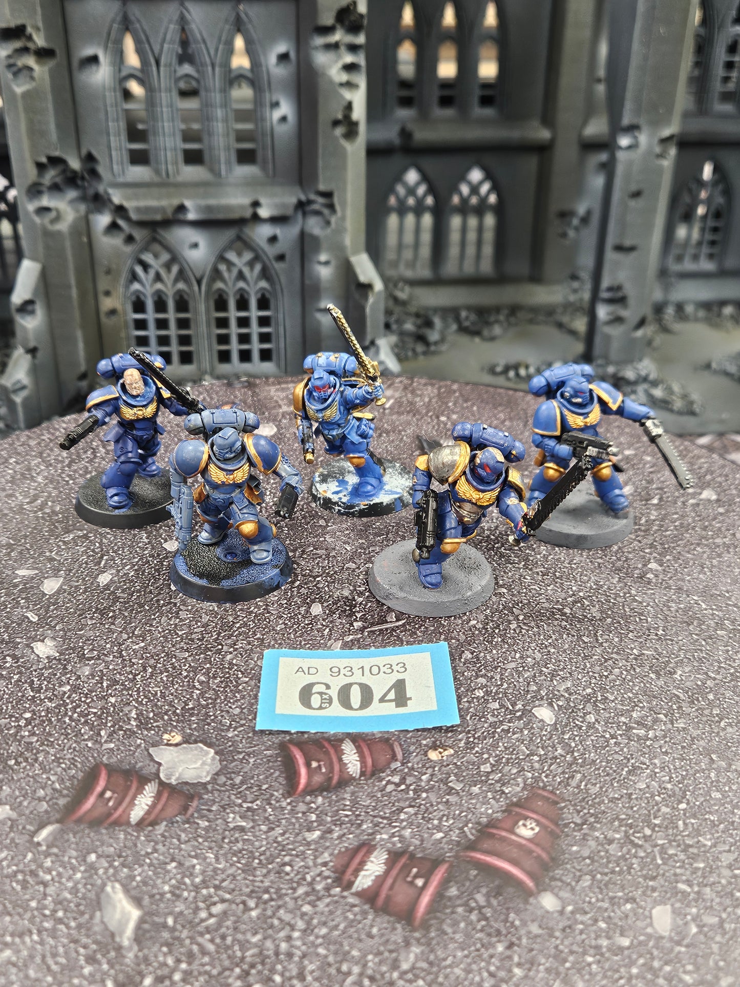 5x Primaris Assault Intercessors #604 Space Marines Warhammer 40k