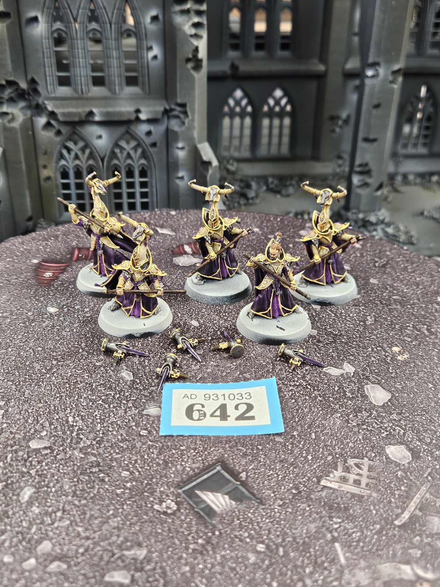 5x Alarith Stoneguard #642 Lumineth Realm Lords AOS Warhammer 40k