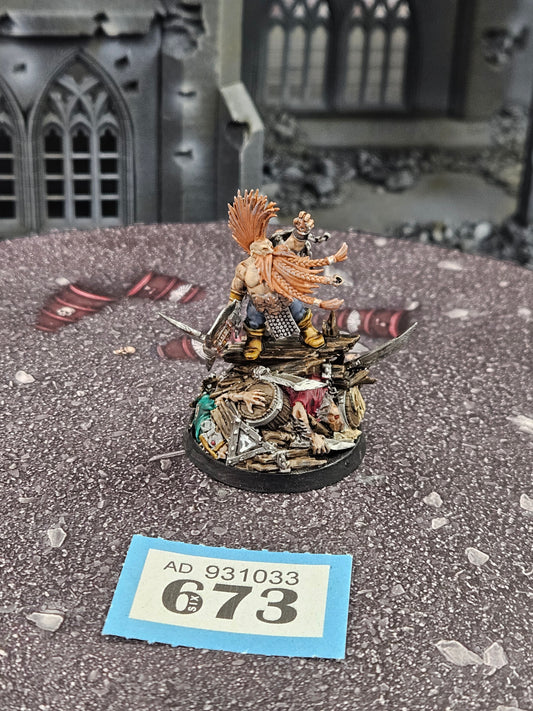 Gotrek Gurnisson #673 Fyreslayers Well Painted AOS Warhammer 40k