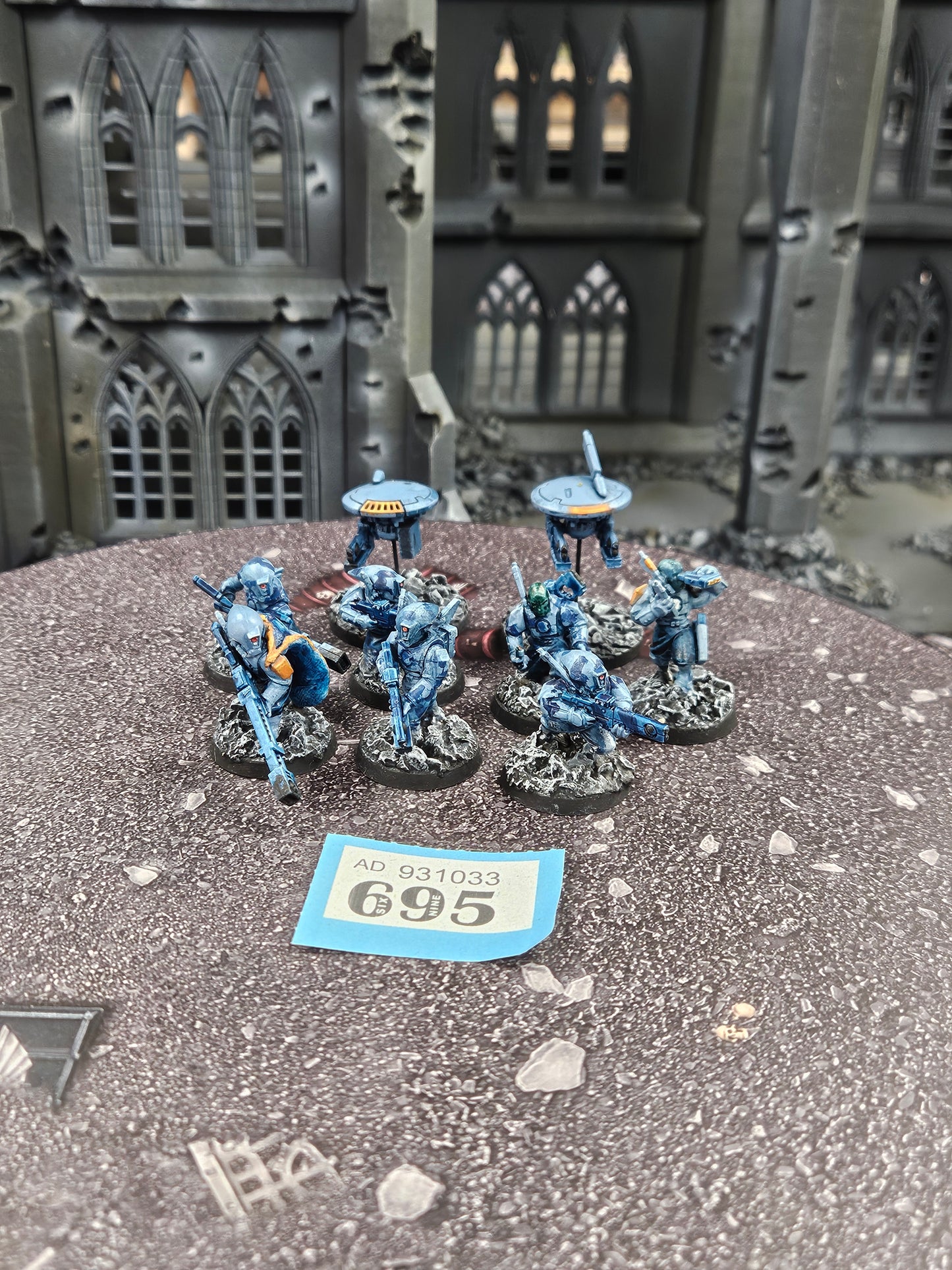 7x Pathfinders + 2x Drones #695 Tau T'au Empire Warhammer 40k