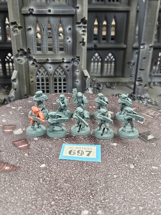 10x Fire Warriors Team #697 Tau T'au Empire Warhammer 40k