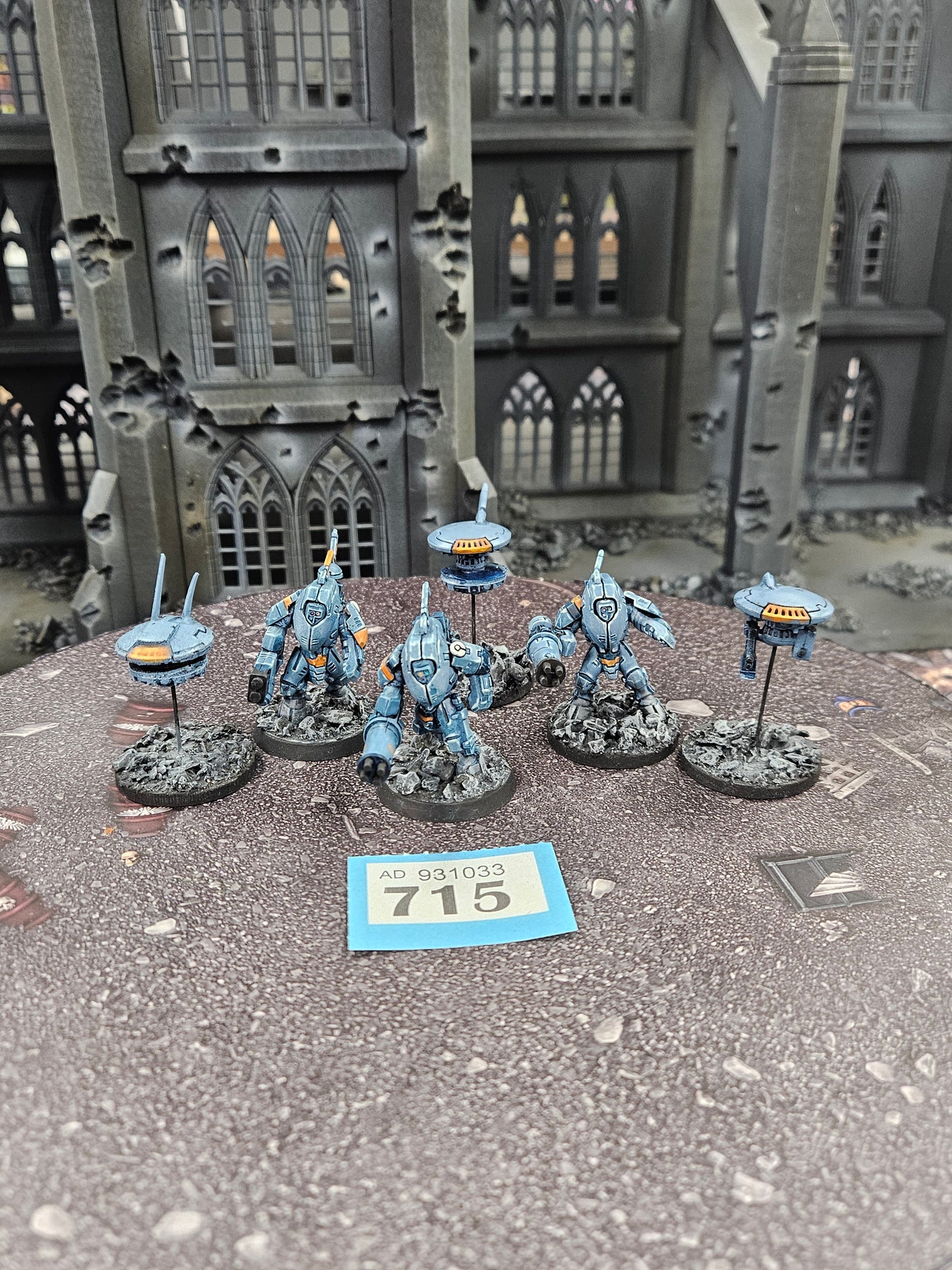 3x Stealth Suits + 3x Drones #715 Tau T'au Empire Warhammer 40k