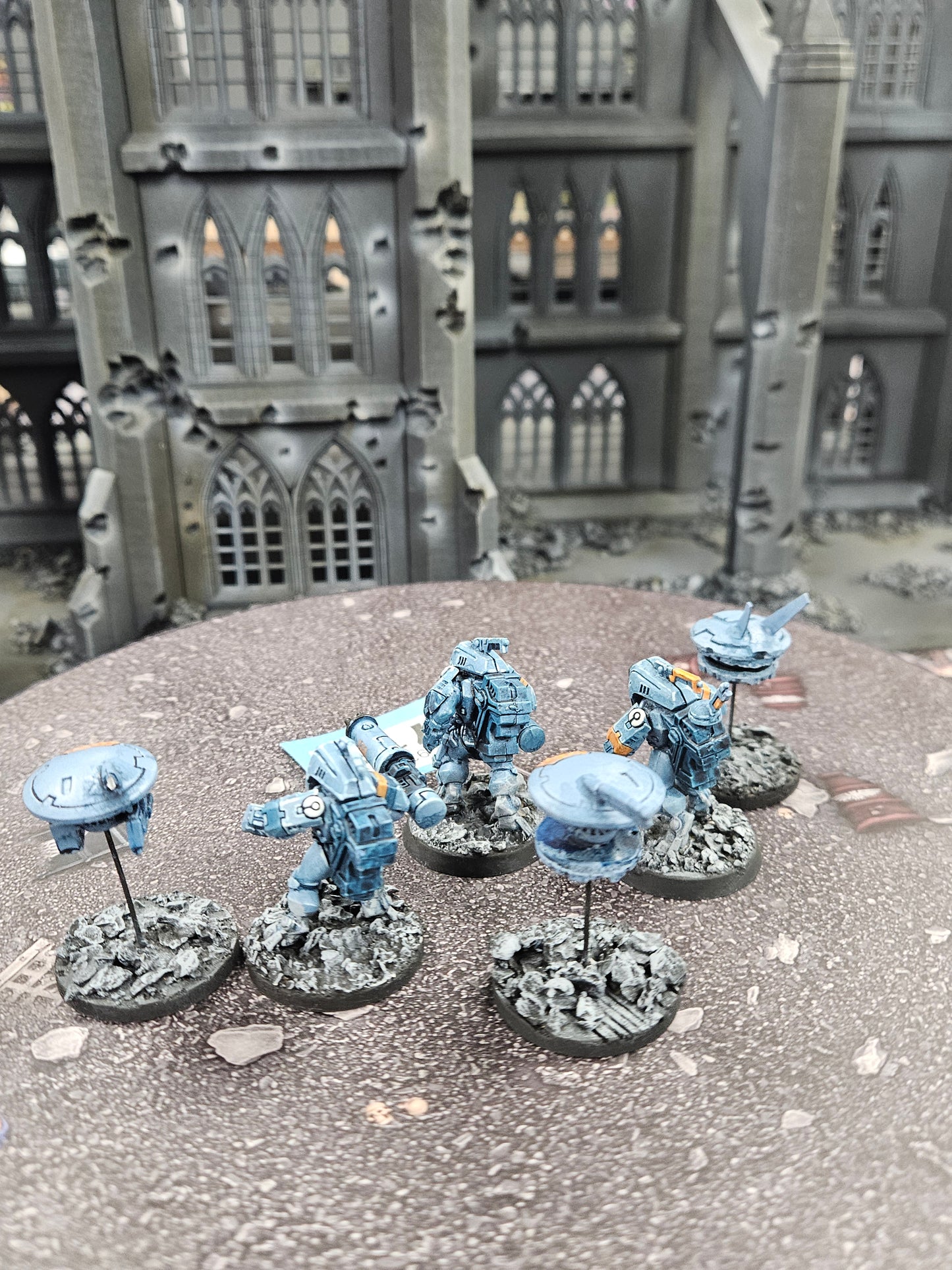 3x Stealth Suits + 3x Drones #715 Tau T'au Empire Warhammer 40k