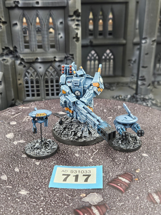 Broadside Battlesuit + 2x Drones #717 Tau T'au Empire Warhammer 40k