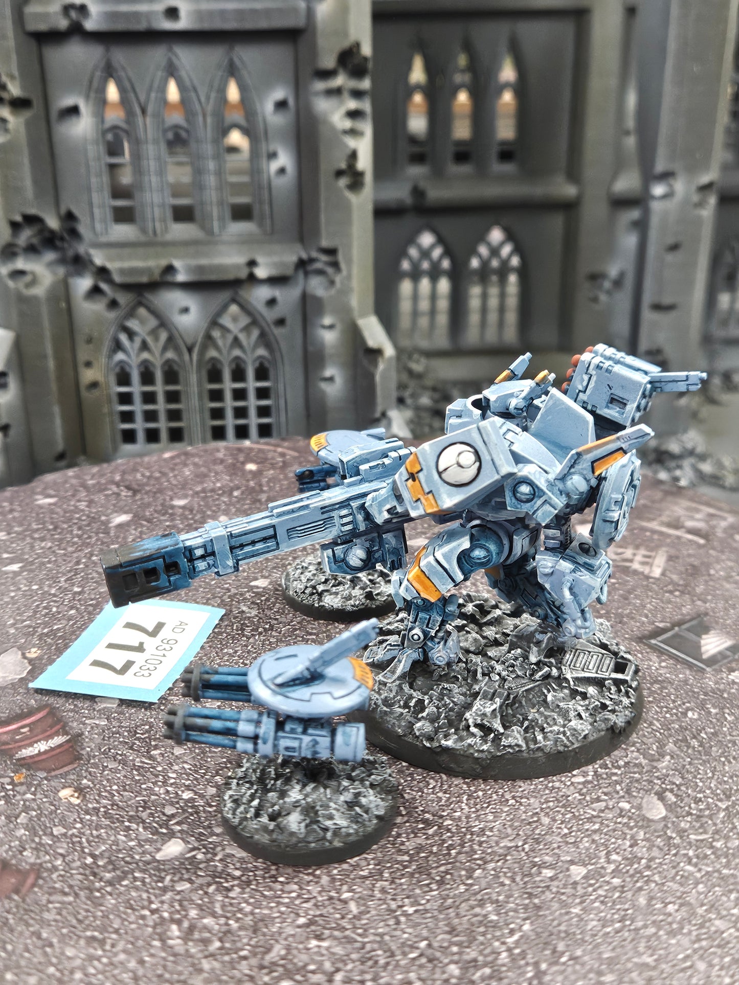 Broadside Battlesuit + 2x Drones #717 Tau T'au Empire Warhammer 40k