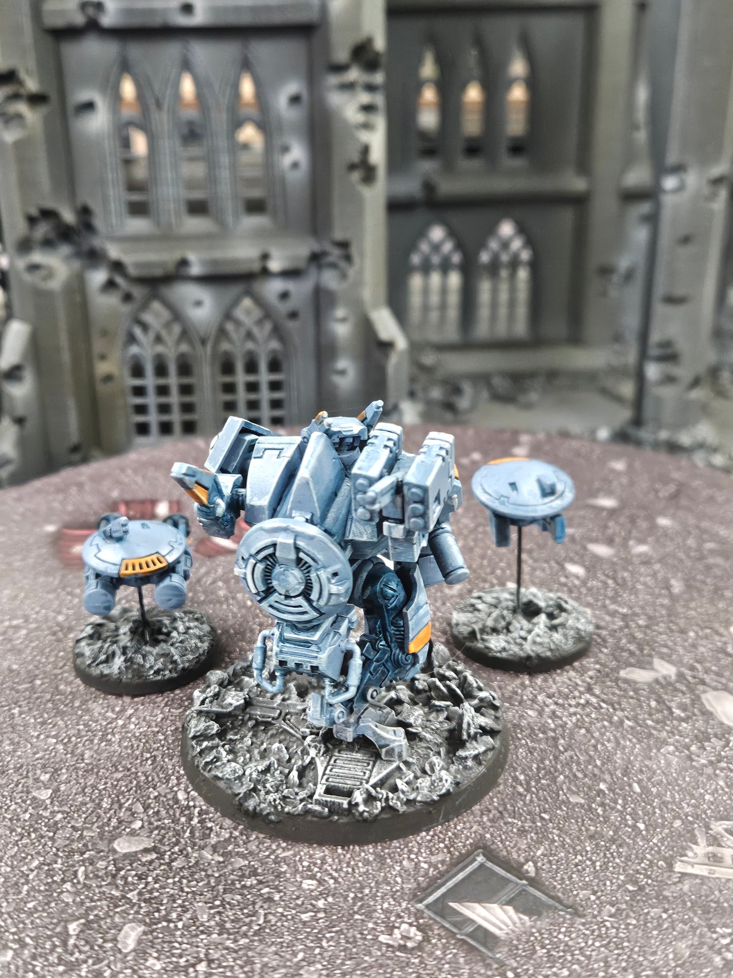 Broadside Battlesuit + 2x Drones #717 Tau T'au Empire Warhammer 40k