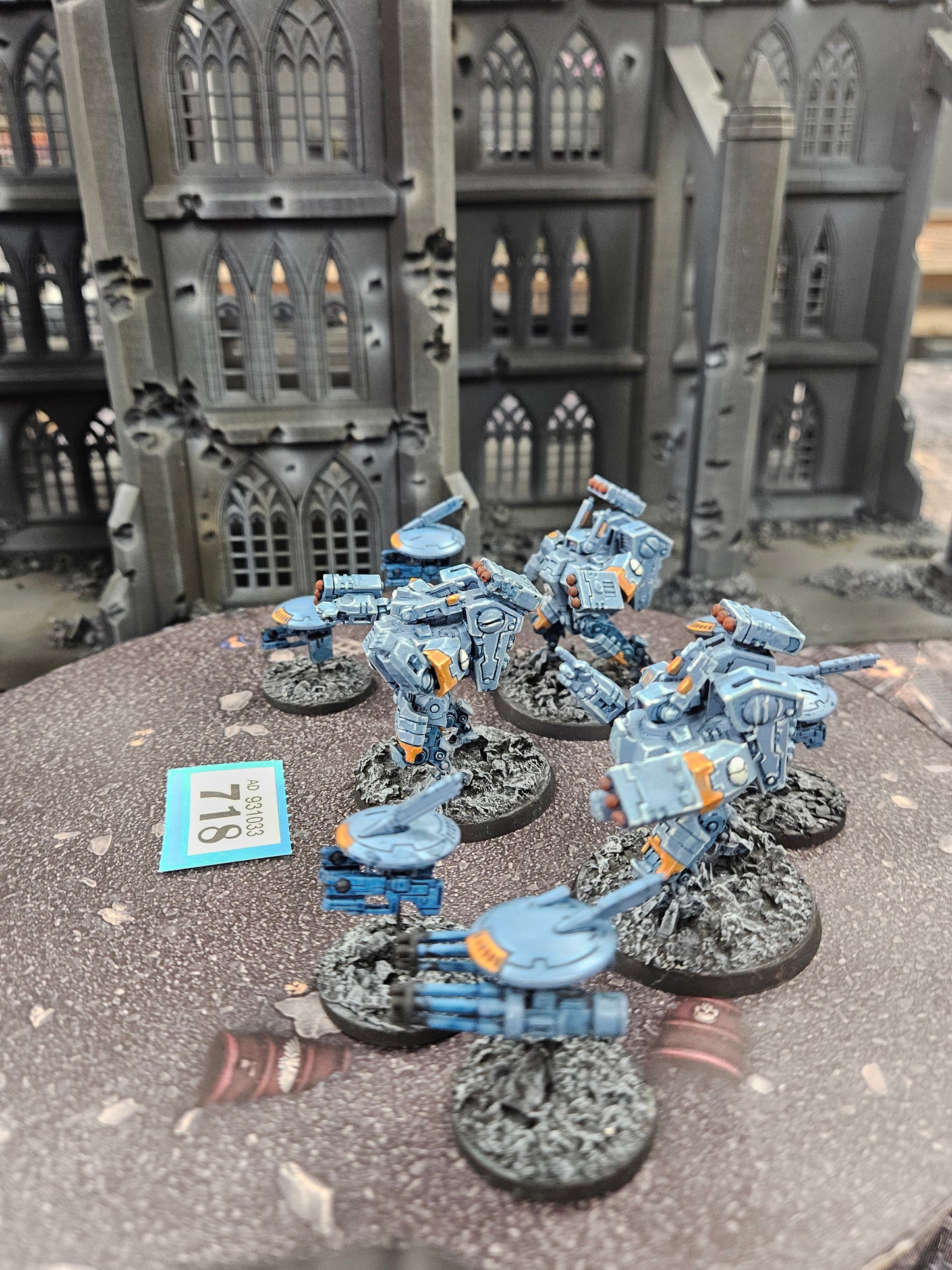 3x Crisis Battlesuits + 6x Drones #718 Tau T'au Empire Warhammer 40k