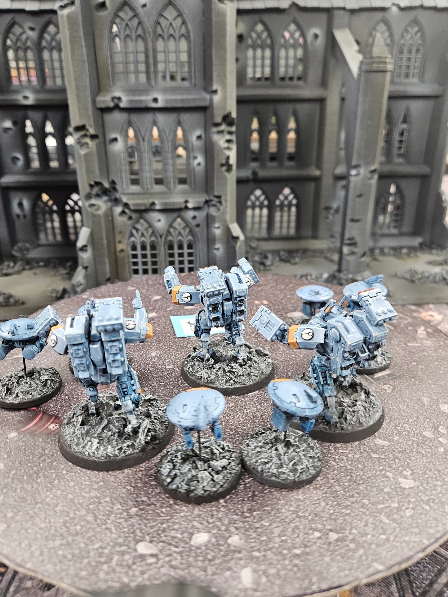3x Crisis Battlesuits + 6x Drones #718 Tau T'au Empire Warhammer 40k