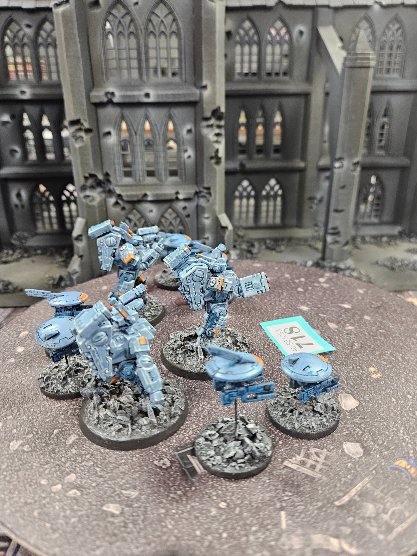 3x Crisis Battlesuits + 6x Drones #718 Tau T'au Empire Warhammer 40k