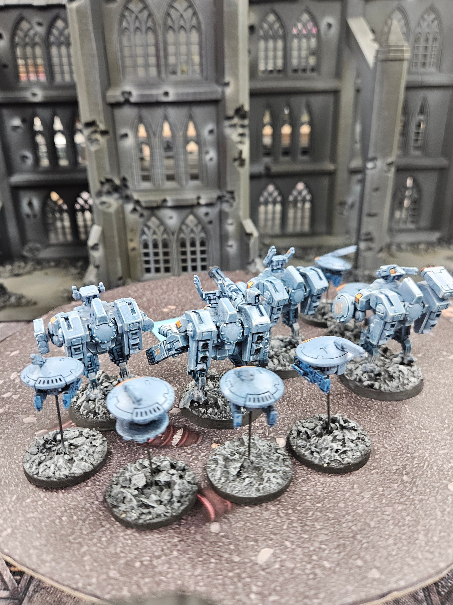 4x Crisis Battlesuits + 5x Drones #719 Tau T'au Empire Warhammer 40k