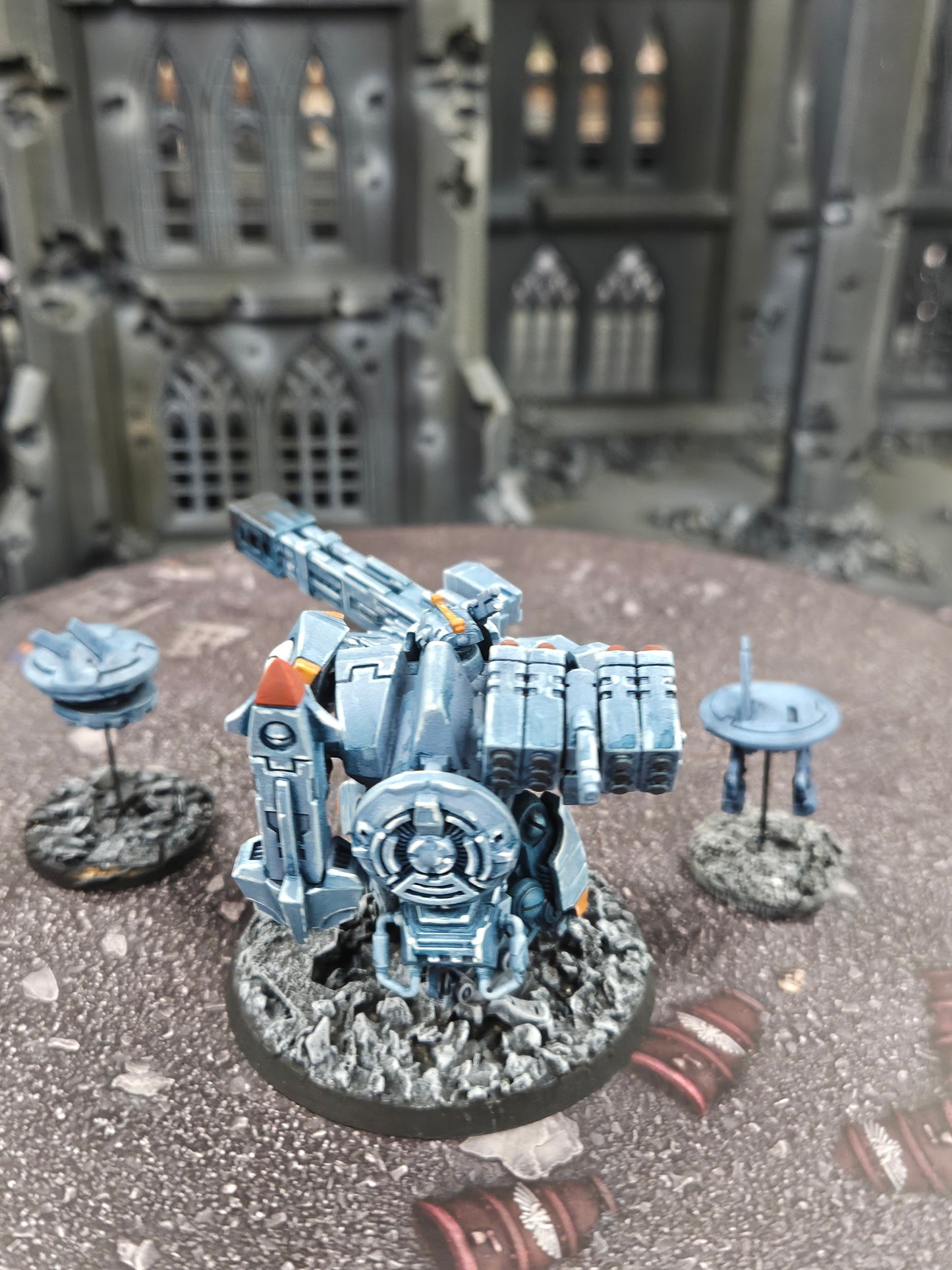 Broadside Battlesuit + 2x Drones #723 Tau T'au Empire Warhammer 40k