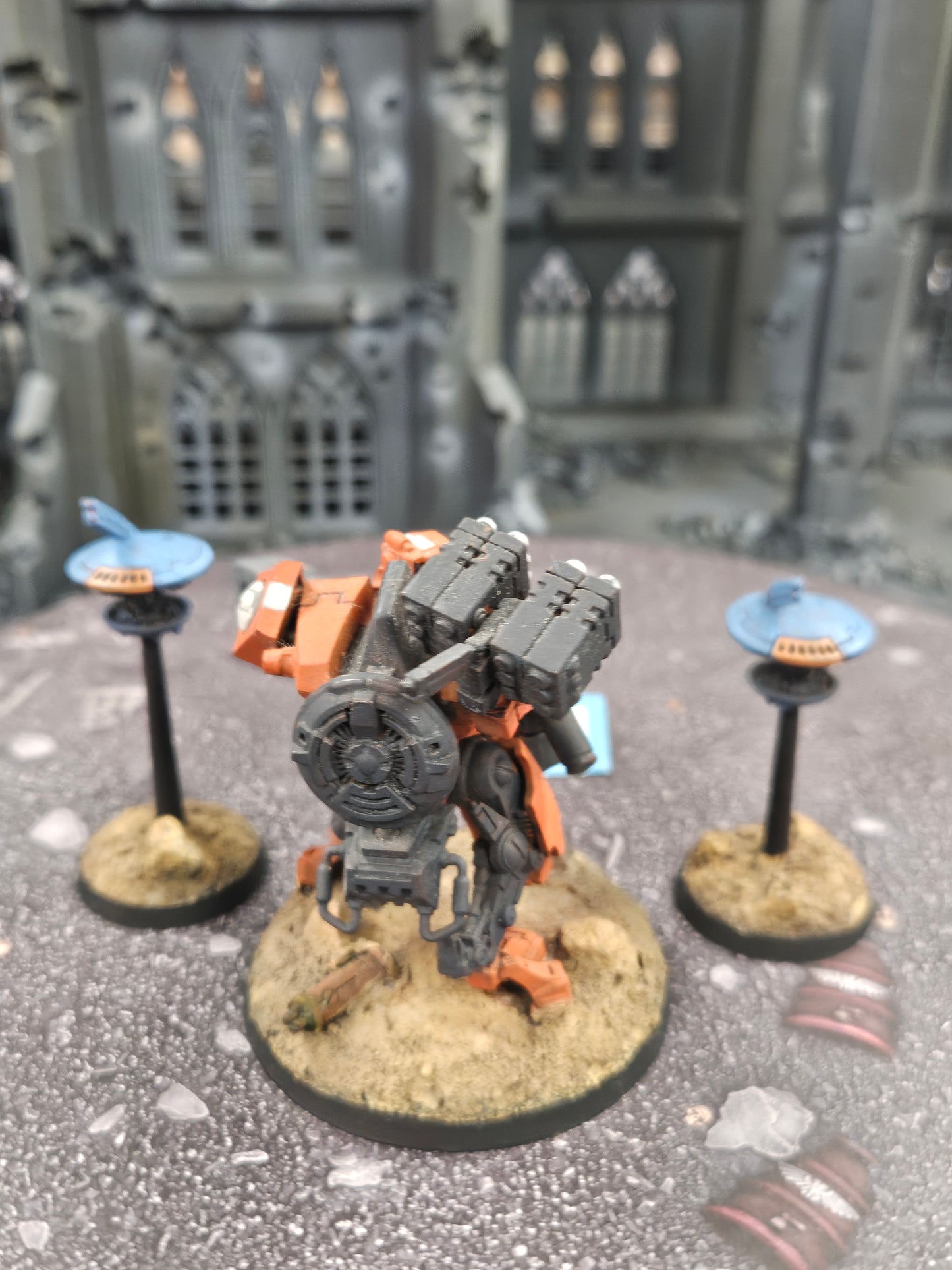 Broadside Battlesuit + 2x Drones #724 Tau T'au Empire Warhammer 40k