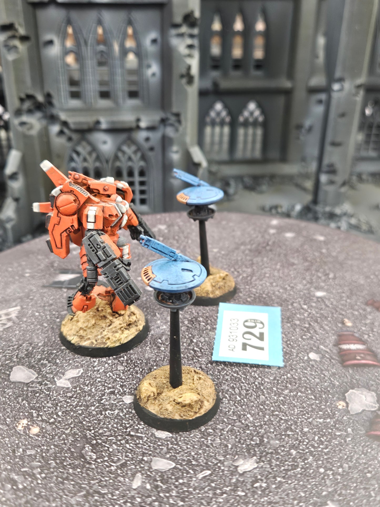 Commander + 2x Drones #729 Tau T'au Empire Warhammer 40k