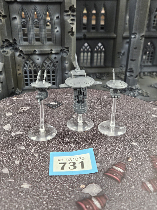 3x Drones #731 Tau T'au Empire Warhammer 40k