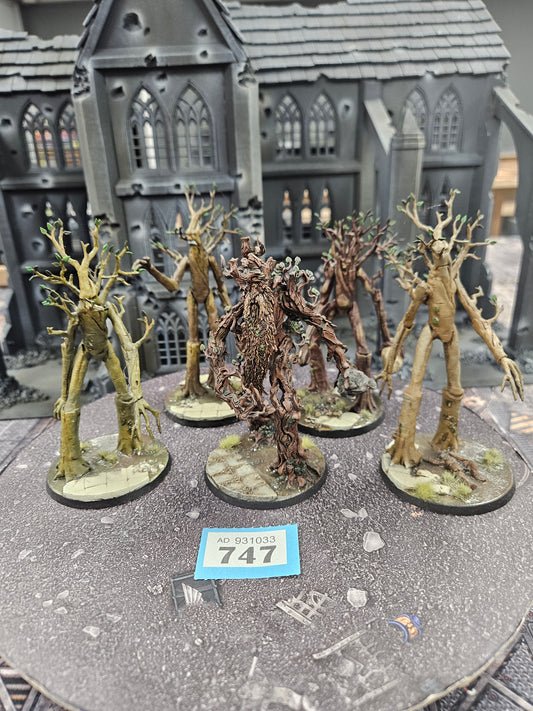 4x Ents + Treebeard #747 Well Painted Good LOTR MESBG Warhammer 40k