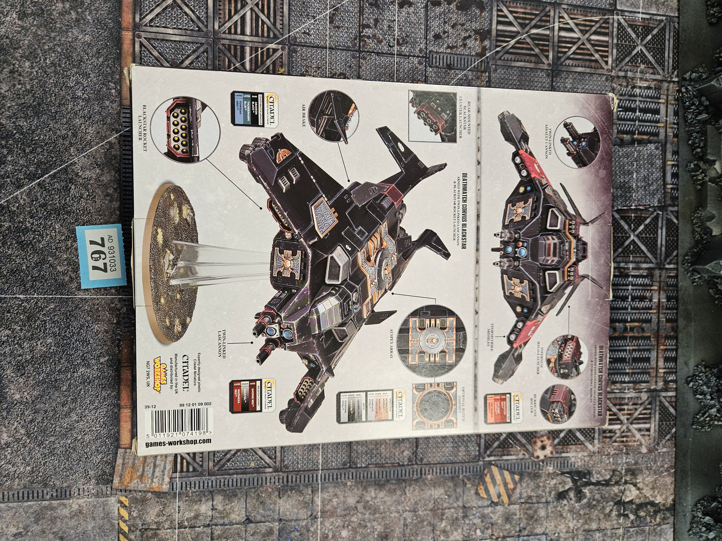 Corvus Blackstar Deathwatch NOS #767 Space Marines Warhammer 40k