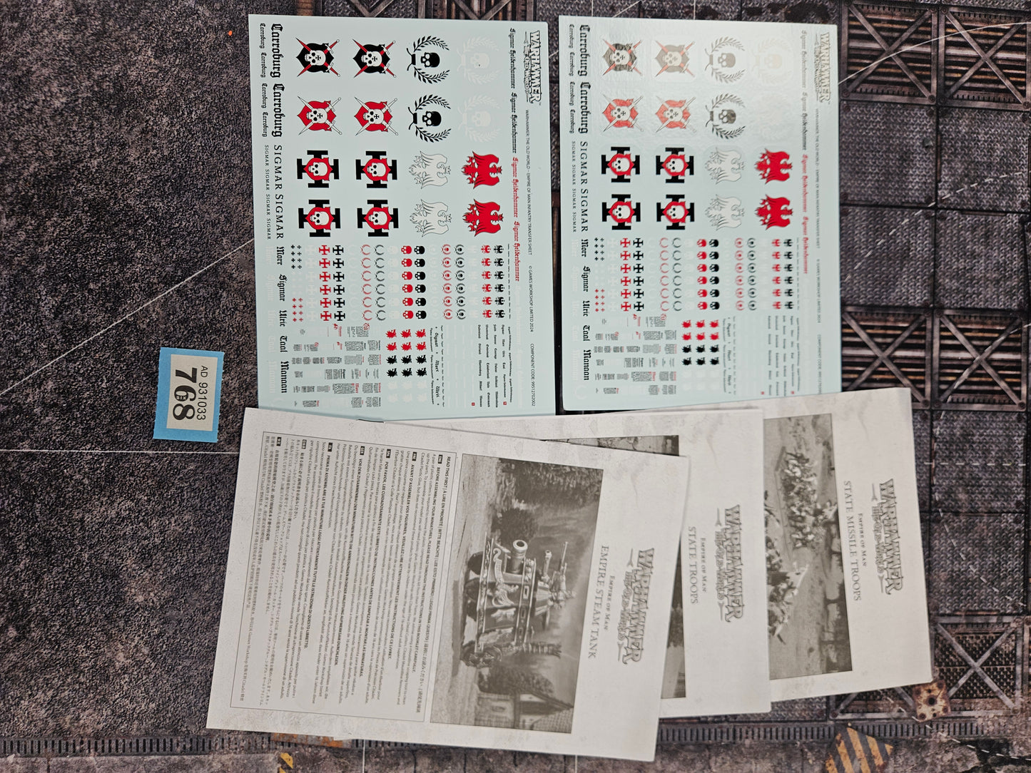 Empire of Man Battalion NOS #768 NOS Empire of Man Old World Fantasy Warhammer 40k