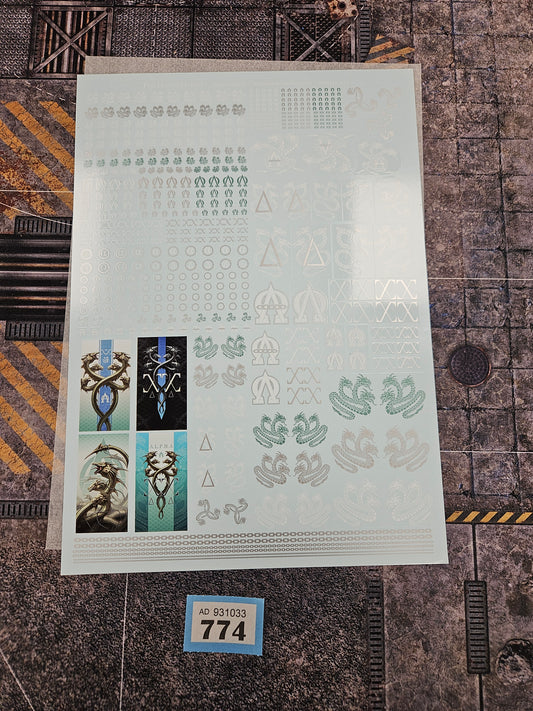 Alpha Legion Transfer Sheet #774 Space Marines Warhammer 40k