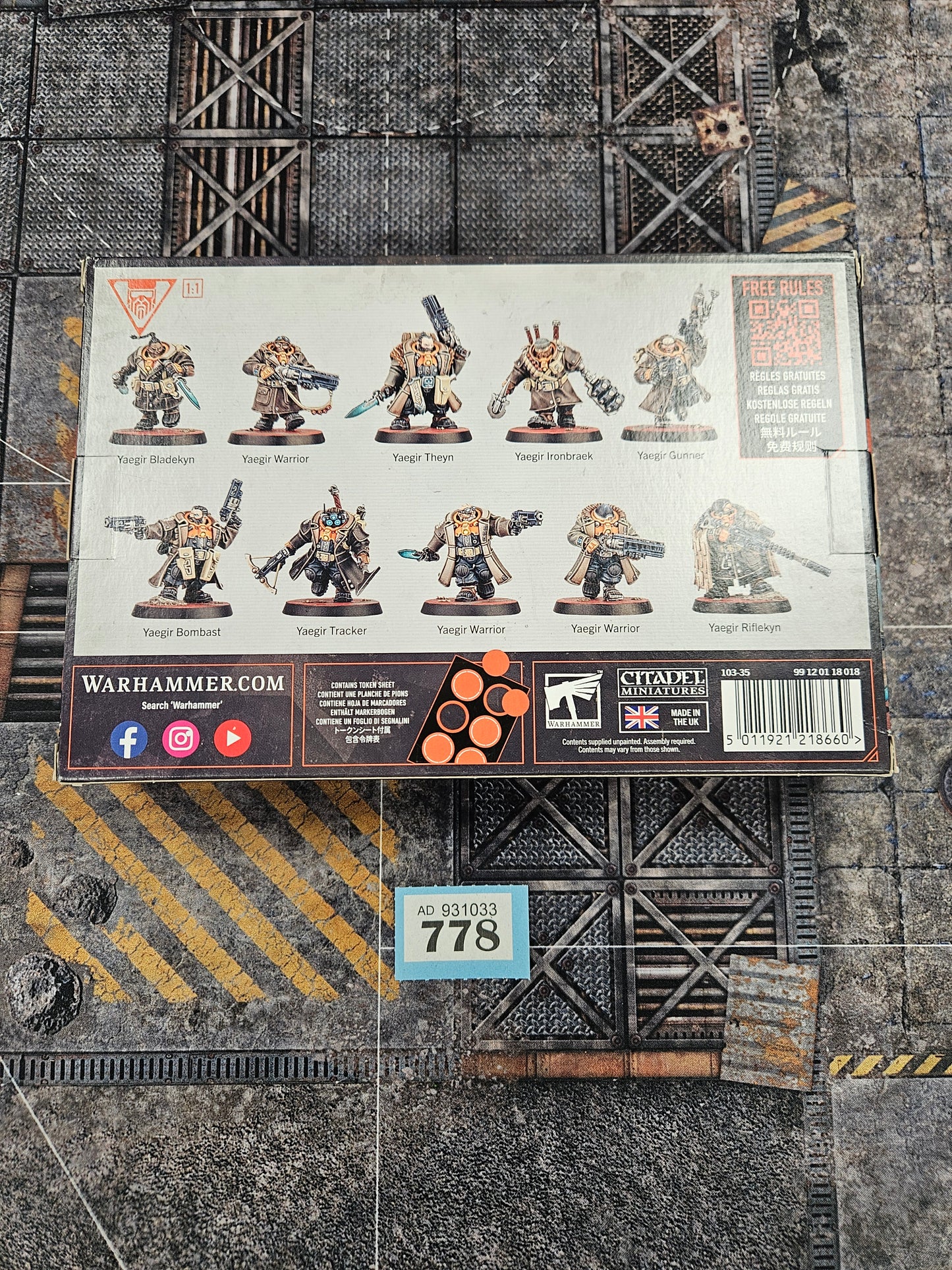 Hernkyn Yaegirs NOS #778 Kill Team Warhammer 40k