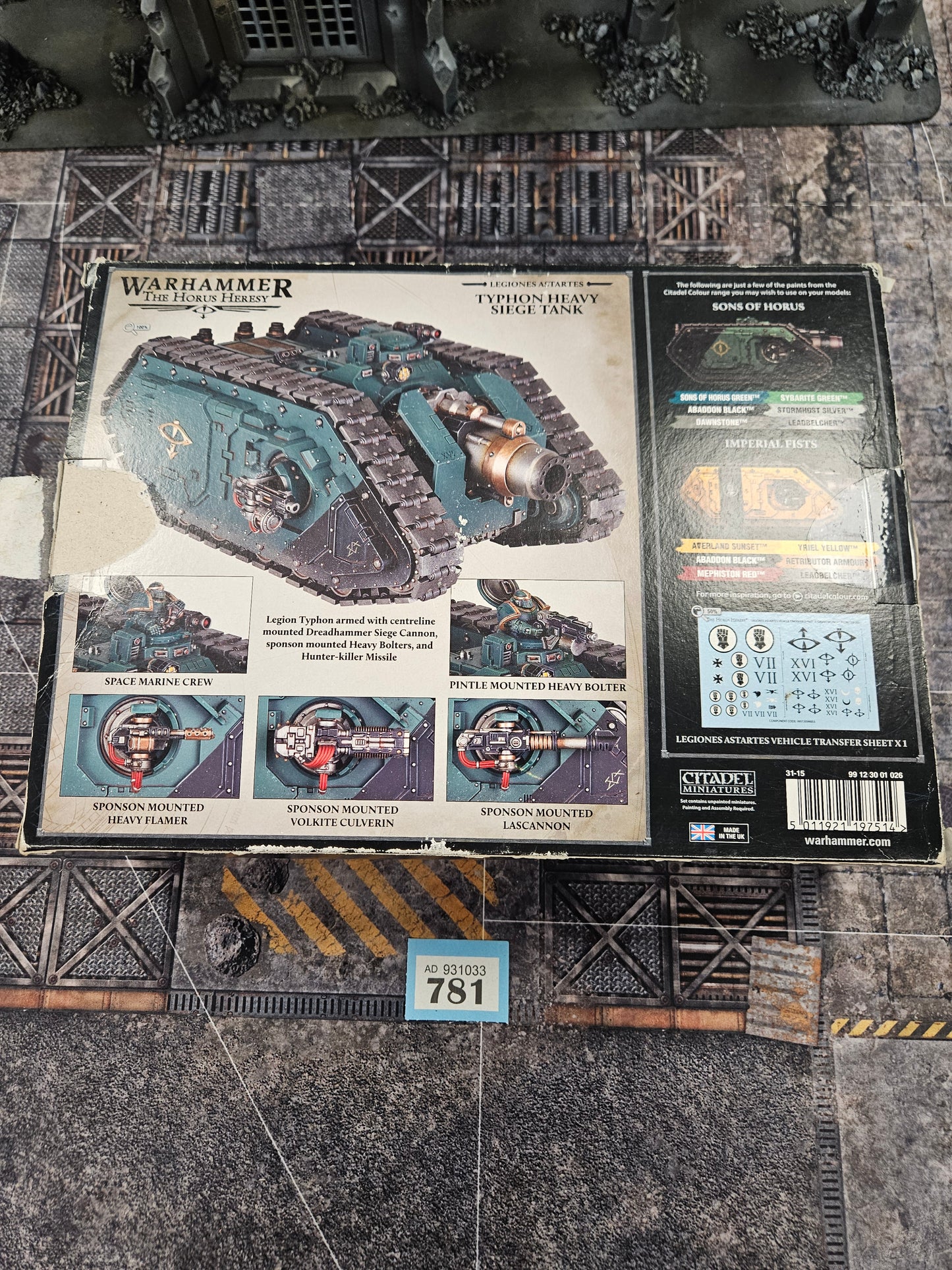 Typhon Heavy Siege Tank (Part built) #781 Legiones Astartes 30k Warhammer 40k