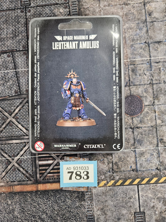 Lieutenant Amulius BNIB #783 Space Marines Warhammer 40k