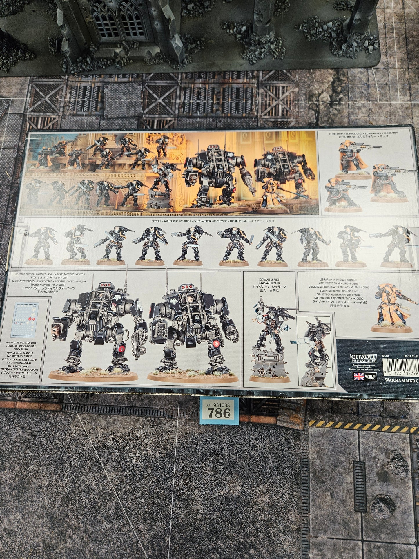 Ravenstrike Battle Force NOS #786 Space Marines Warhammer 40k