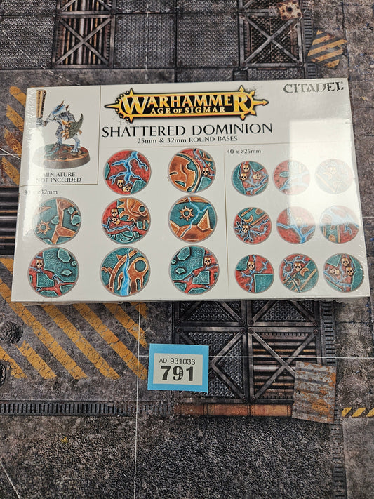 Shattered Dominion Bases BNIB #791 AOS Warhammer 40k