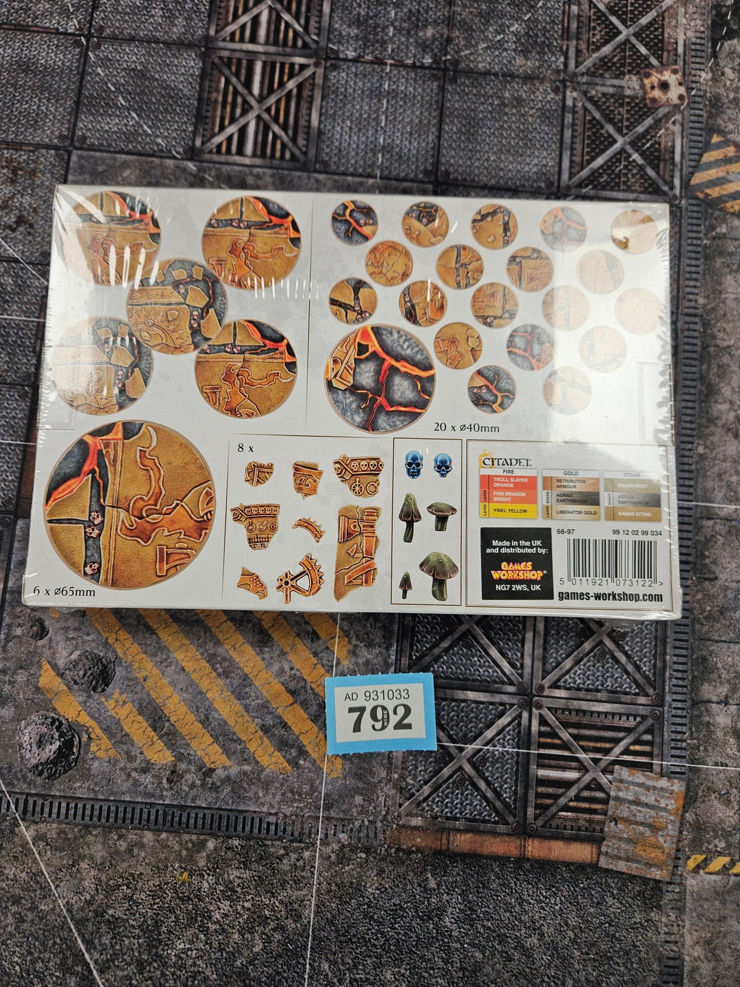 Shattered Dominion Bases BNIB #792 AOS Warhammer 40k