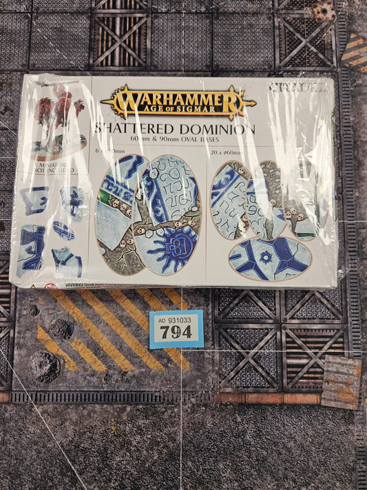 Shattered Dominion Bases BNIB #794 AOS Warhammer 40k