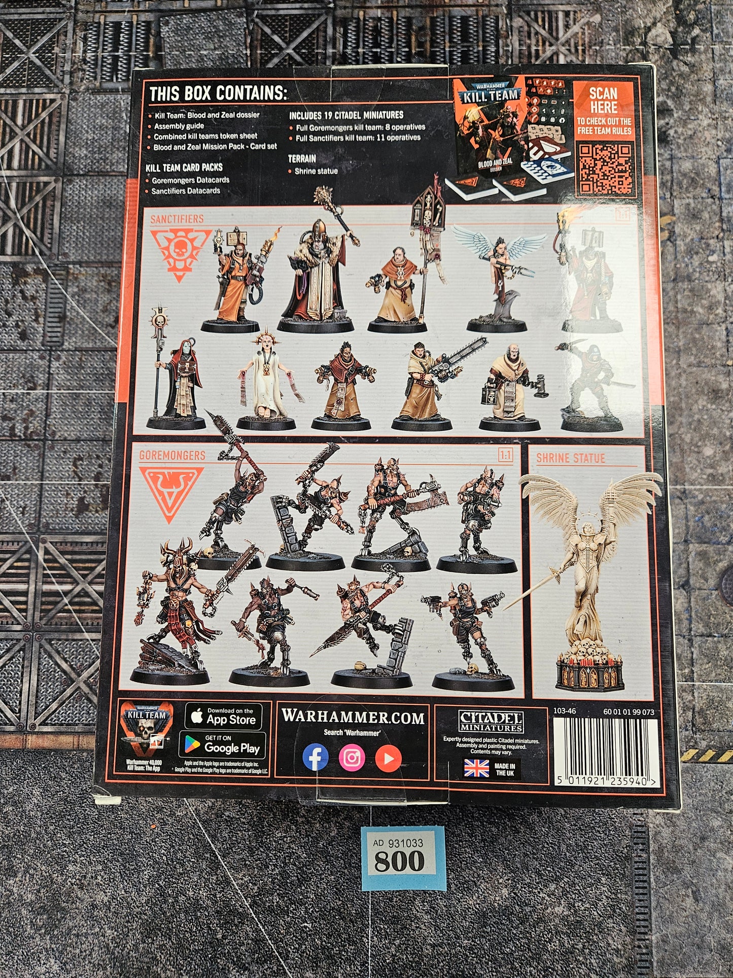 Blood and Zeal #800 BNIB Kill Team Warhammer 40k