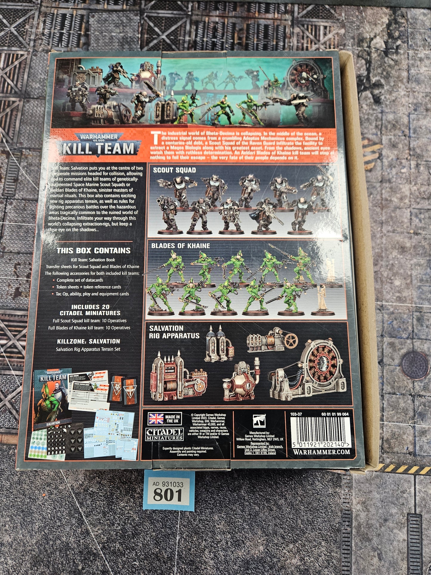 Salvation BNIB #801 Kill Team Warhammer 40k