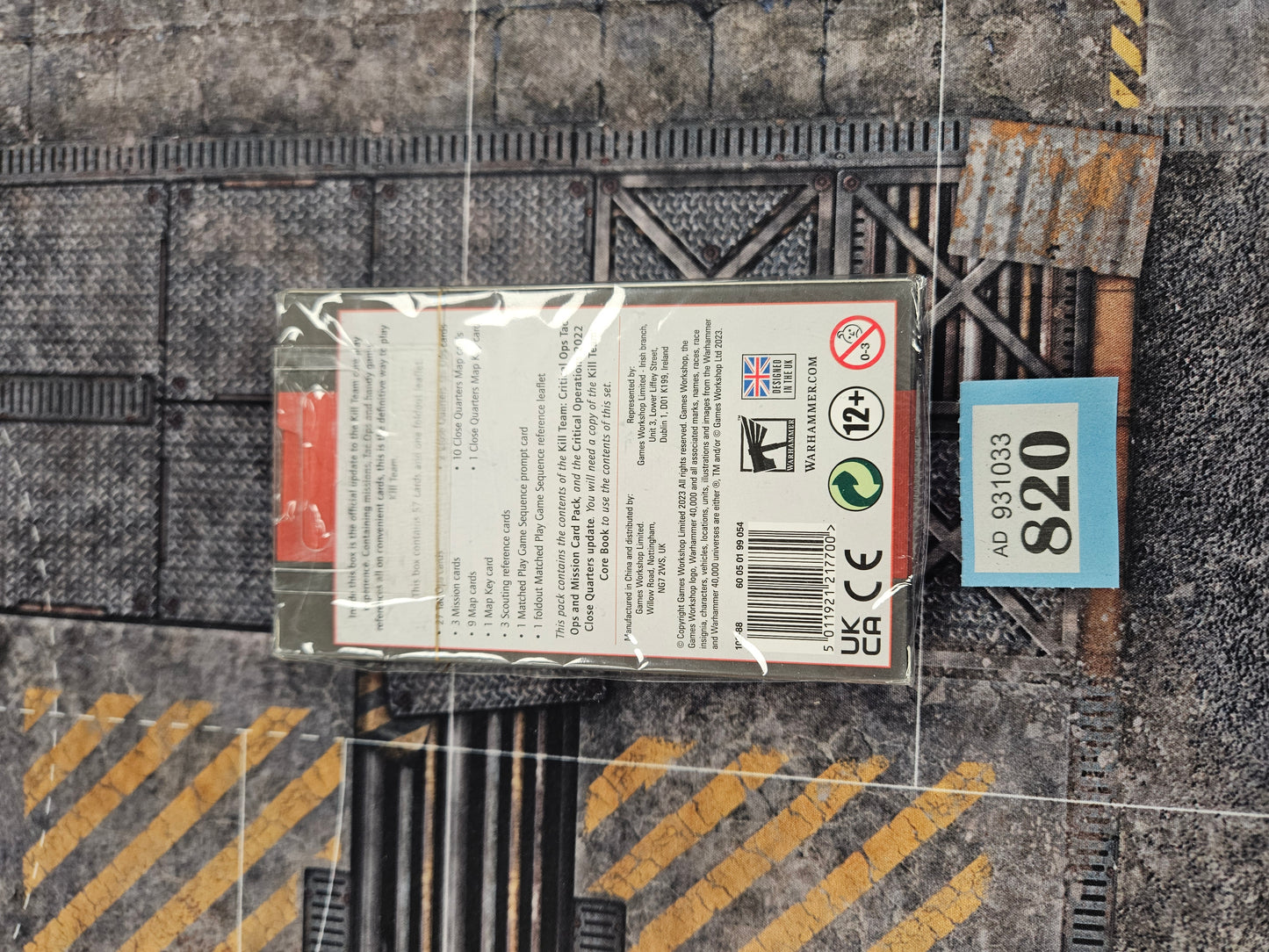 Approved Ops Ops and Mission Cards BNIB #820 Kill Team Warhammer 40k