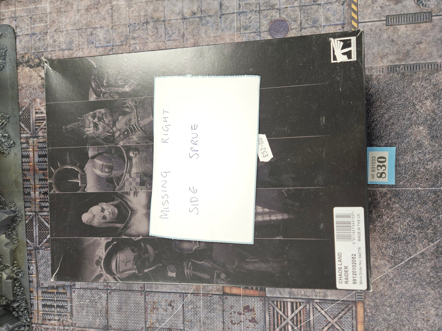 Chaos Land Raider #830 (Missing parts) Chaos Space Marines Warhammer 40k