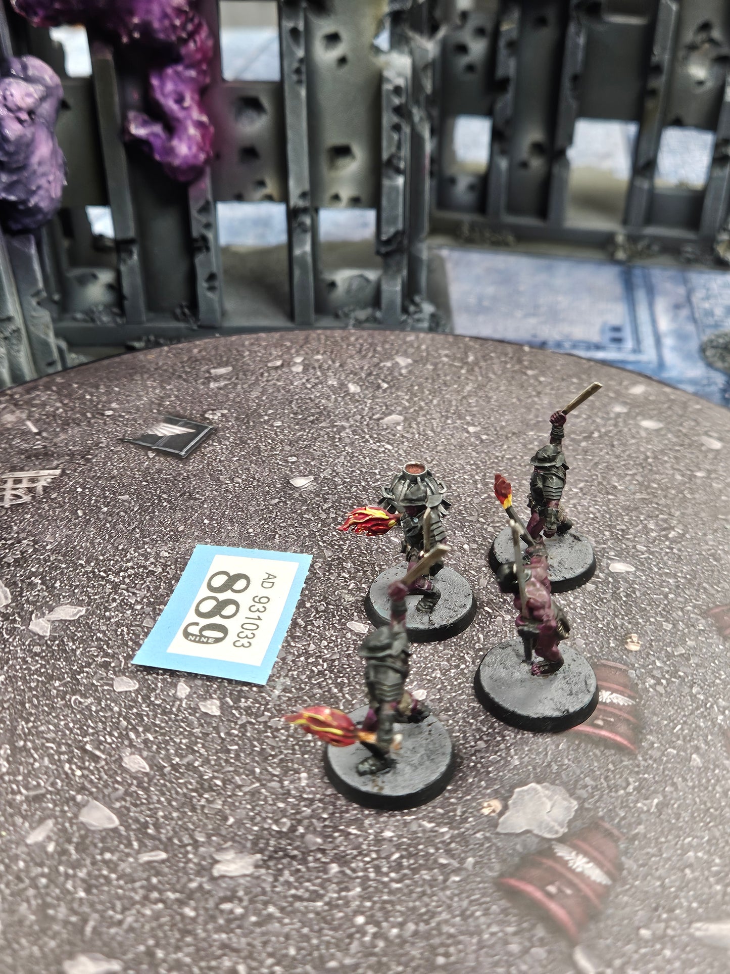 4x Uruk Hai Beserkers #889 MESBG LOTR Evil Warhammer 40k