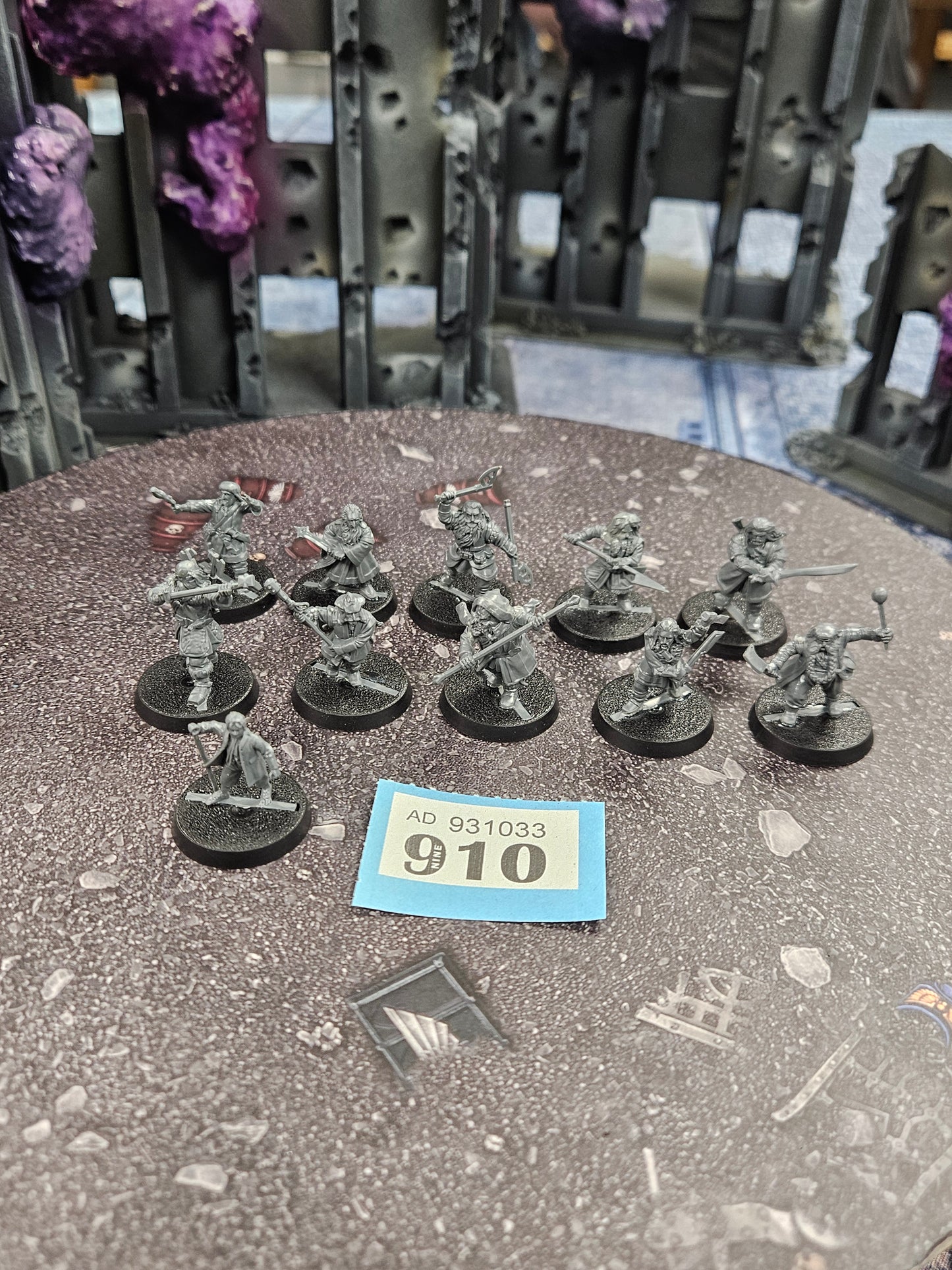 11x Thorin Oakenshield & Company (Missing Gandalf) #910 MESBG LOTR Hobbit Good Warhammer 40k