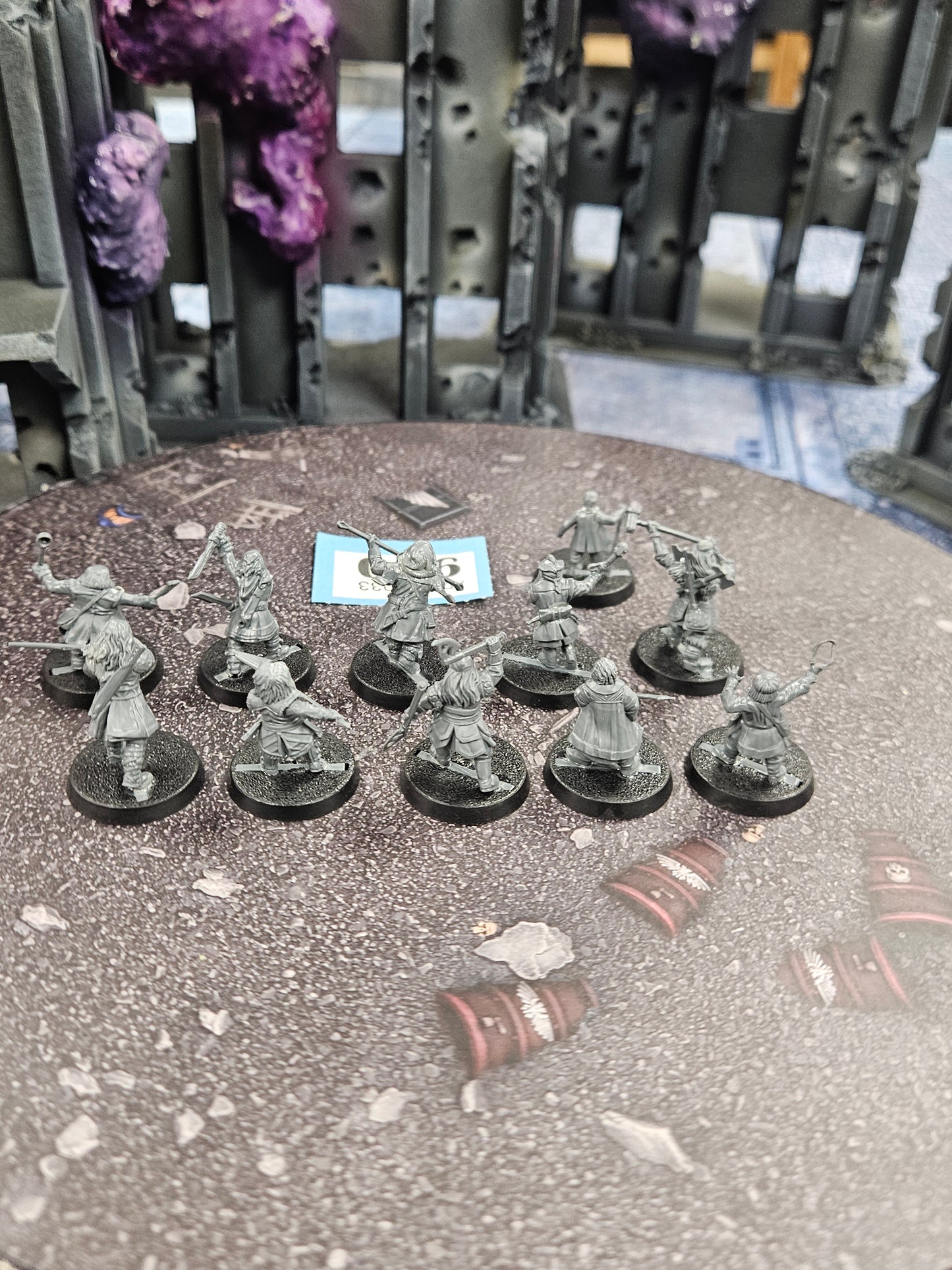 11x Thorin Oakenshield & Company (Missing Gandalf) #910 MESBG LOTR Hobbit Good Warhammer 40k