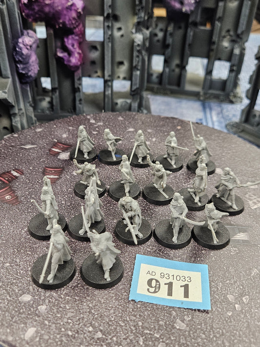 17x Lake Town Militia #911 Good MESBG Hobbit LOTR Warhammer 40k