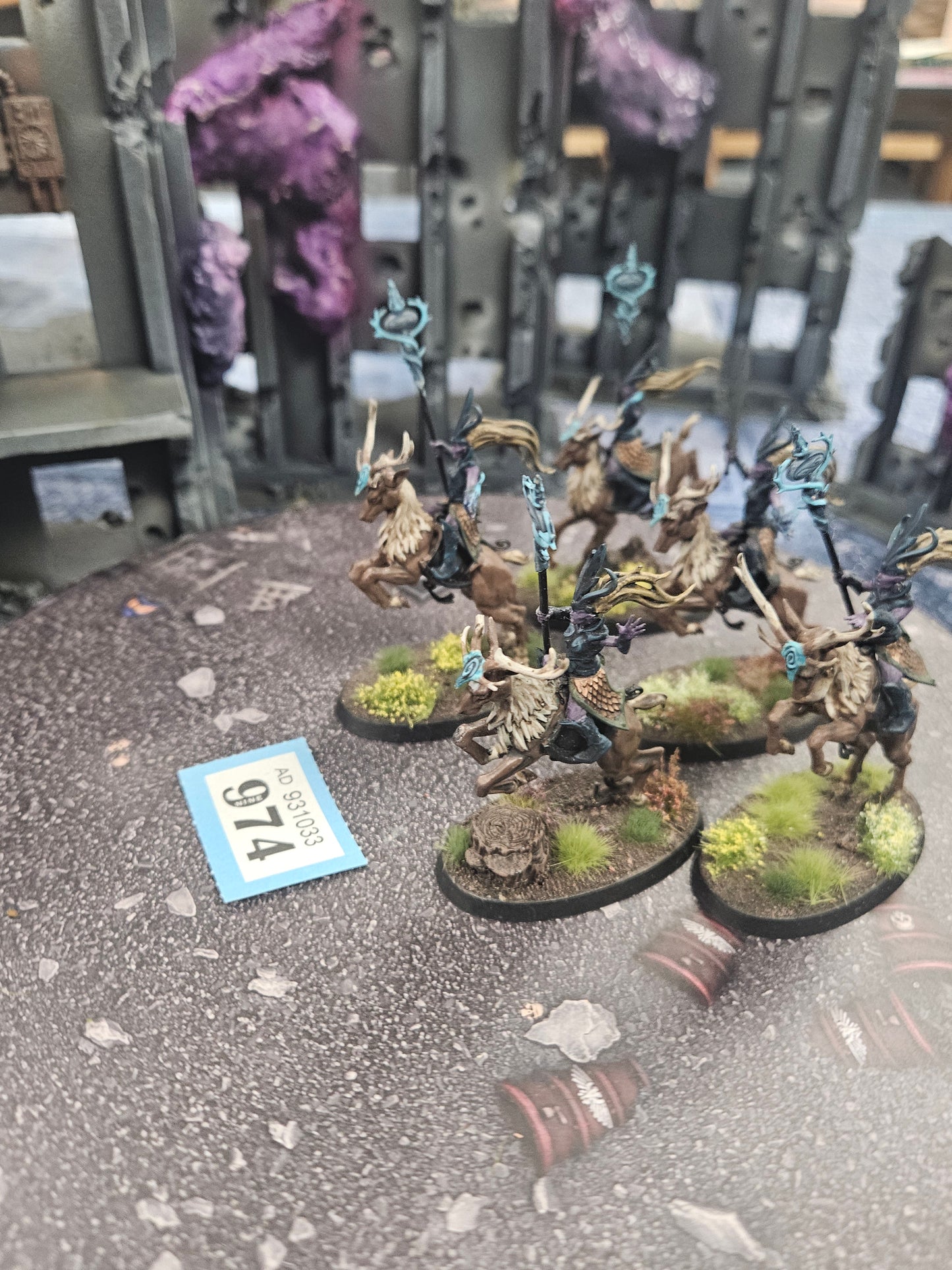 * 5x Wild Riders #974 Wood Elves Old World Fantasy Warhammer 40k