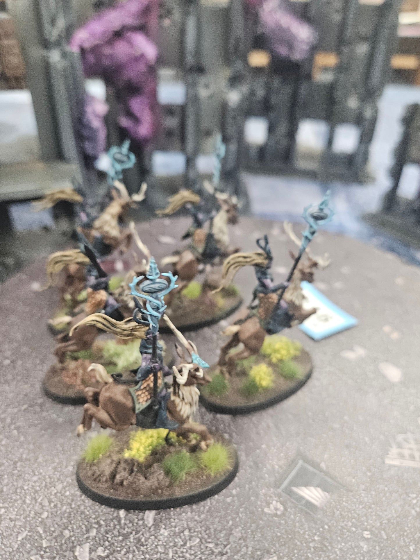 * 5x Wild Riders #974 Wood Elves Old World Fantasy Warhammer 40k