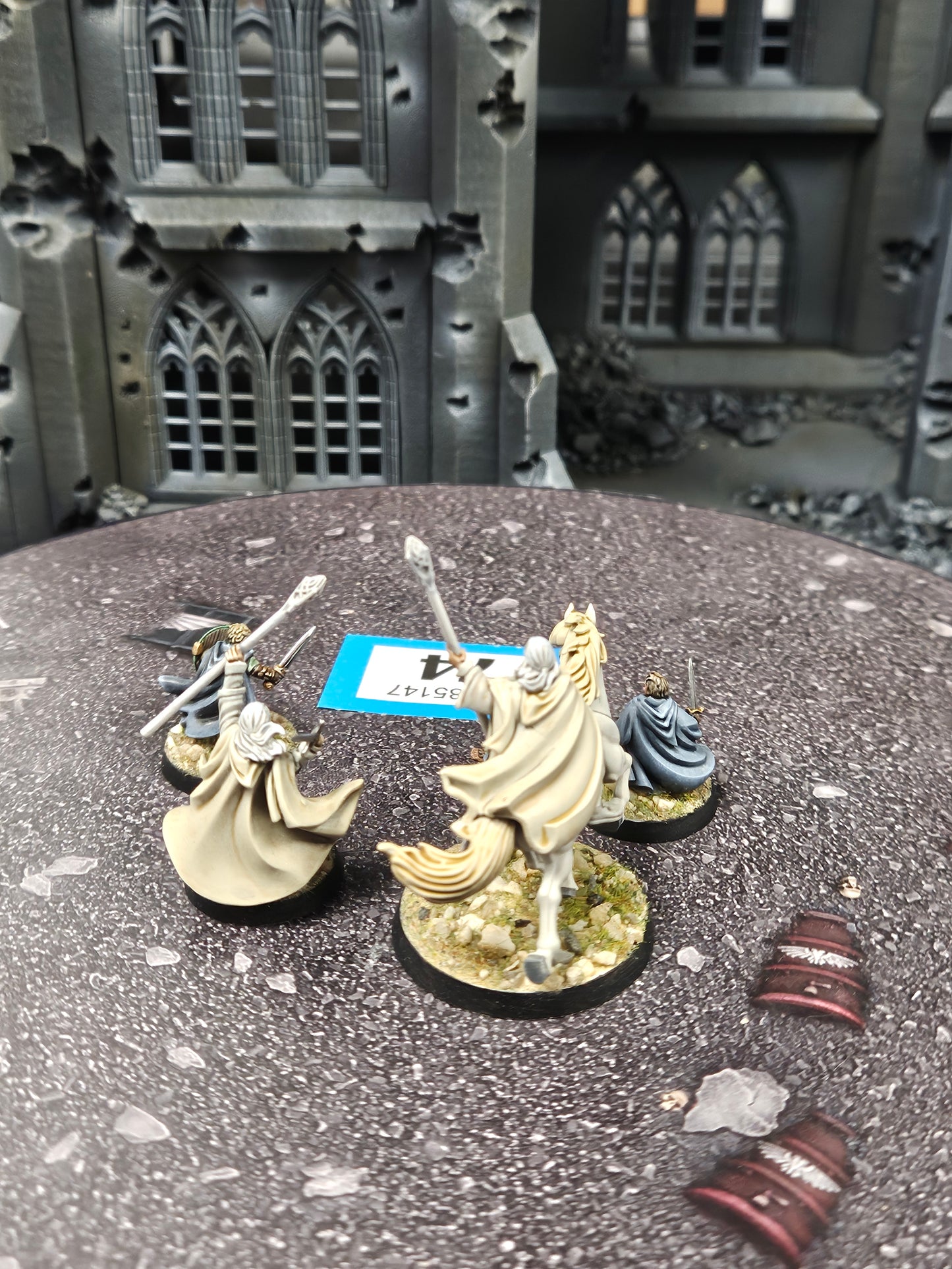 Gandalf the White + Mary + Pippin #74 Well Painted Good MESBG LOTR Warhammer 40k