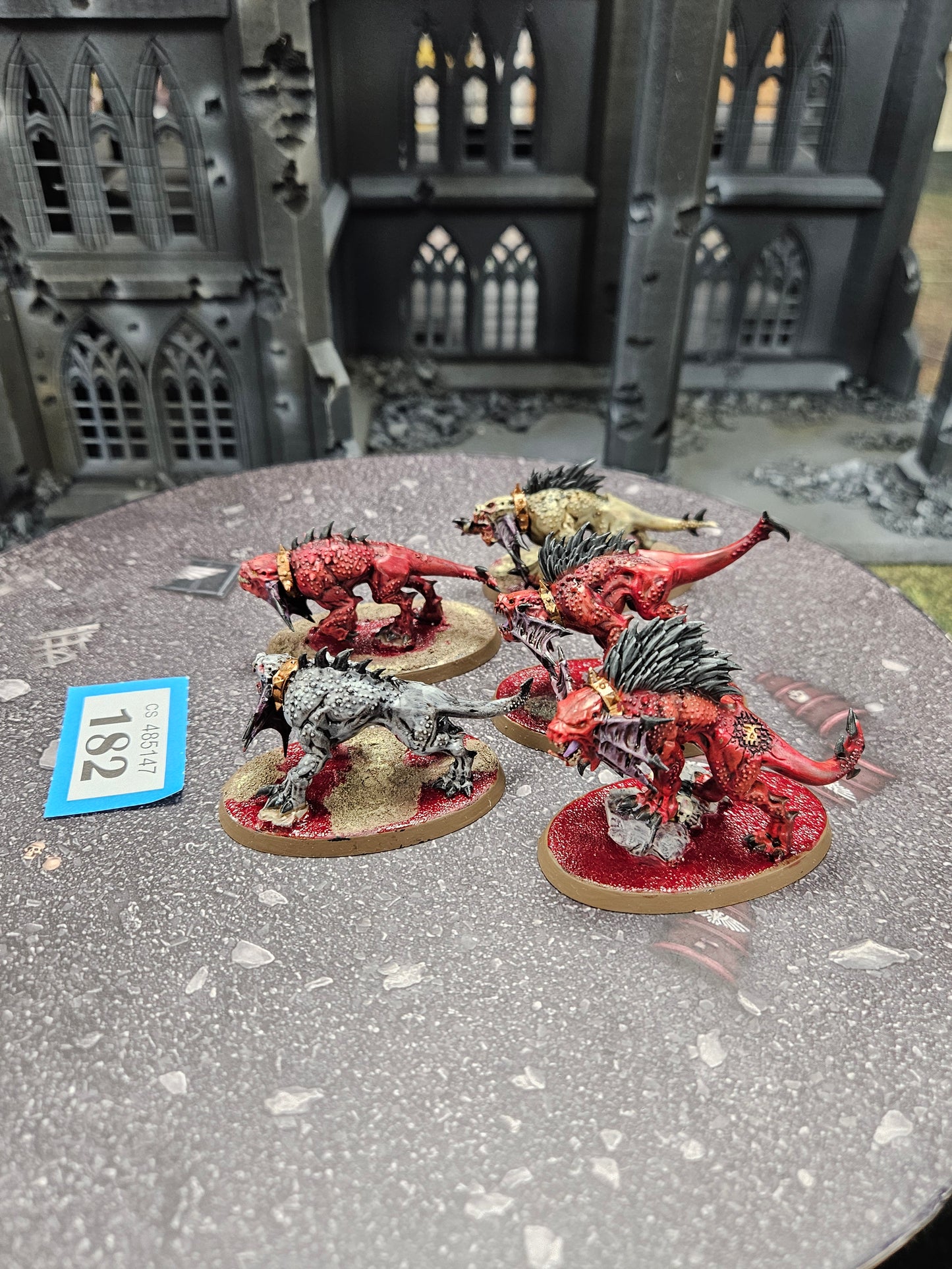 5x Flesh Hounds #182 Daemons of Khorne AOS Warhammer 40k