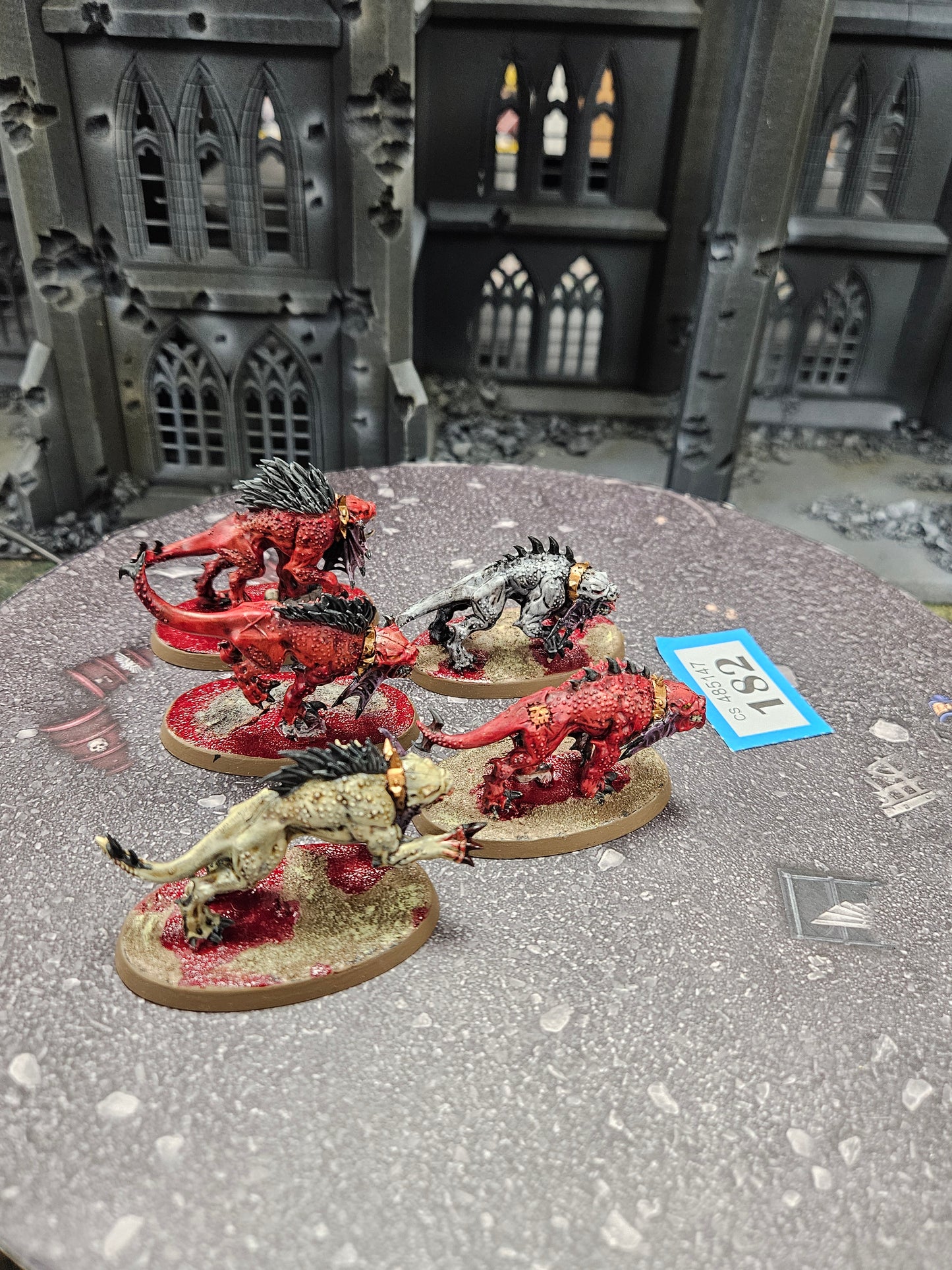 5x Flesh Hounds #182 Daemons of Khorne AOS Warhammer 40k