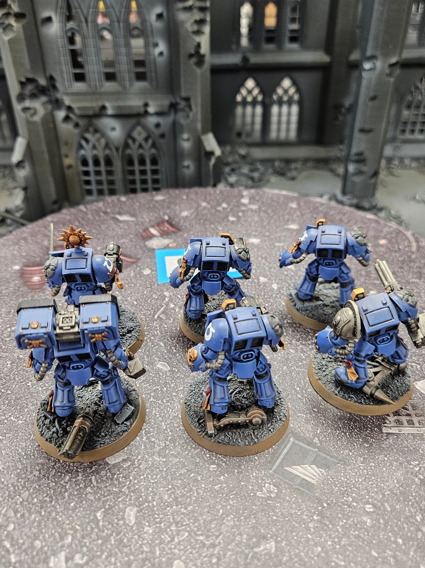 6x Primaris Terminator Squad #210 Very Nicely Painted Space Marines Warhammer 40k